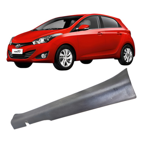 Soleira Dianteira Esquerda Hyundai Hb20 1.0  2018 858711s000 Preto