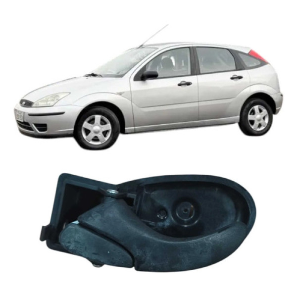 Maçaneta Interna Diant Esquerda Focus 2007 Xs41a22601akbk  Preto Dianteira