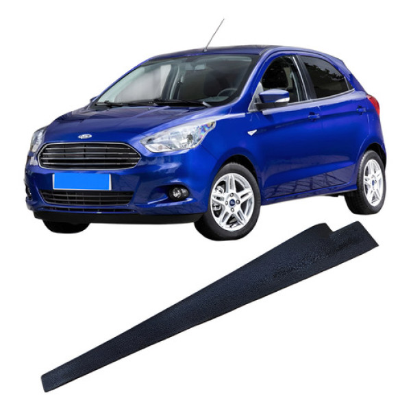 Acabamento Lateral Painel Ford Ka 2018 A044c61 Preto Preto