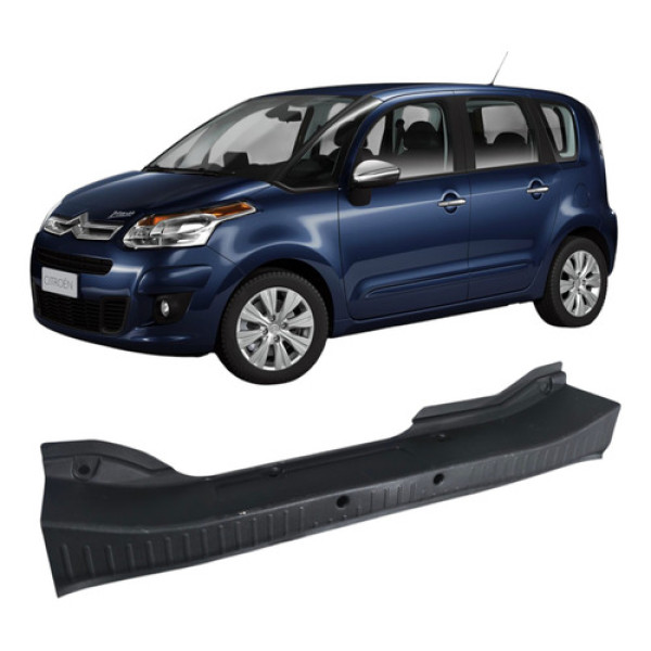 Soleira Porta Malas Citroen C3 Picasso 2014 9688573177 Preto