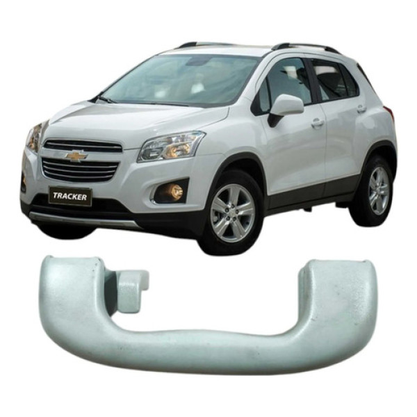 Alça De Teto Traseira Direita Chevrolet Tracker 2015 Prateado
