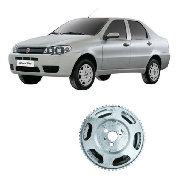 Polia Virabrequim  Fiat Siena 2008 1.0 Original 419169415