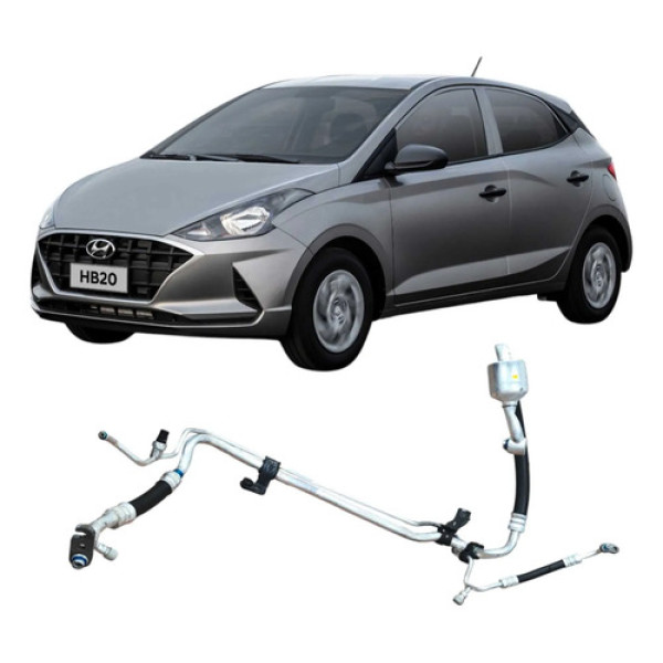  Mangueira Sistema Ar Condicionado Hyundai Hb20 2020 1.0 3c 