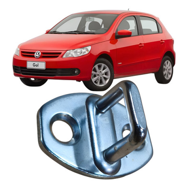 Batente Fechadura Porta Voyage Gol G5 1.6 3b0837033ag Prata Prata