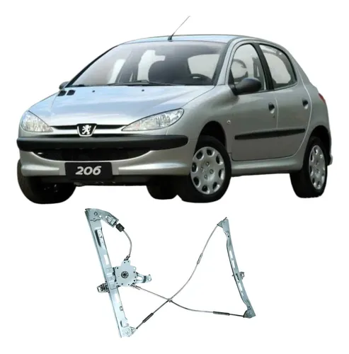 Maquina Vidro Dianteira Esquerda Peugeot 206 2008 Original