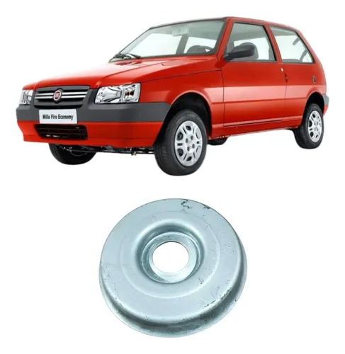 Coxim Prato Amortecedor Dianteiro Fiat Mille 2010 1.0 2p