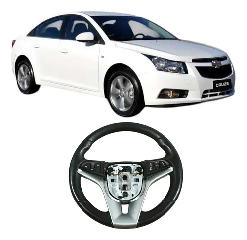 Volante Direçao Chevrolet Cruze Sedan 2014 1.8 Original Prateado