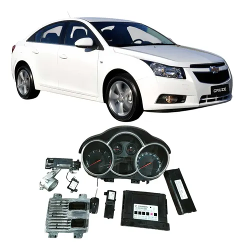 Kit Code Injeção Modulo Chevrolet Cruze 1.8 Flex E8312649420