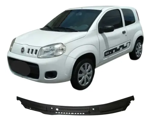 Grade Churrasqueira Fiat Uno Vivace 2014 1.0 Original  Preto Fosco