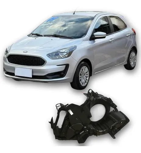 Lateral Caixa Ar Condicionado Ford Ka 2019 1.0 3c Original Cinza-escuro