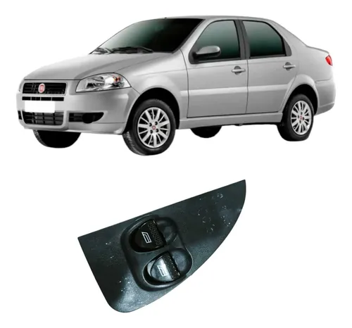 Botão Vidro Elétrico Esquerdo Fiat Siena 2006 Original