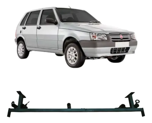 Rack De Teto Fiat Uno Mille 2010 1.0 2p Original   Preto