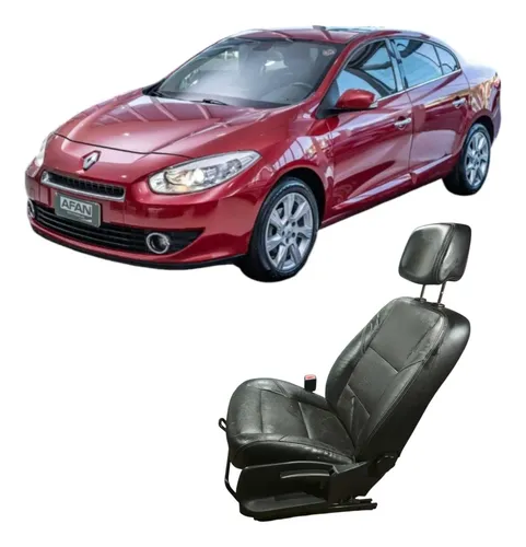 Banco Dianteiro Esquerdo Renault Fluence 2014 Original Preto