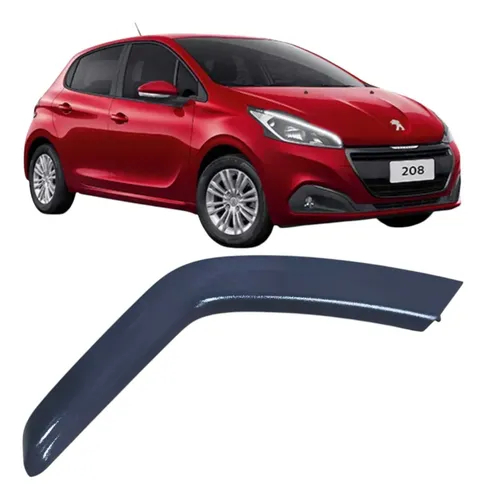 Moldura Puxador Porta Dianteiro Direito Peugeot 208 2019 Cinza Dianteira