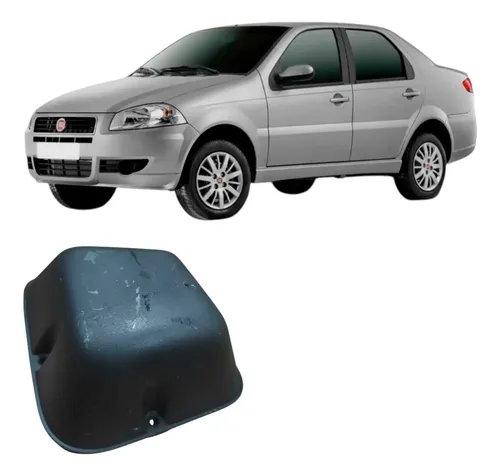 Acabamento Tampa Traseira Esquerda Fiat Siena 2013 100174056 Preto