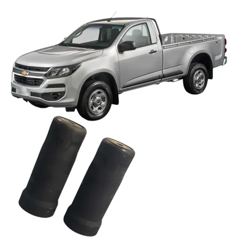 Par Capa Amortecedor Dianteiro Chevrolet S10 4x4 2013 A 2016 Preto