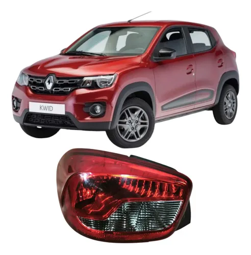 Lanterna Traseira Esquerda Kwid 1.0 3c 2018 Original  Esquerdo/motorista Vermelho