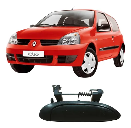 Maçaneta Porta Dianteira Direita  Clio 2010 7700433076 Preto Dianteira