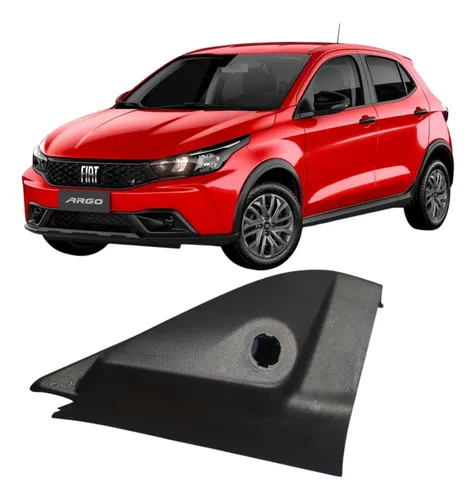 Moldura Interna Retrovisor Esquerdo Fiat Argo 2023 Original Preto