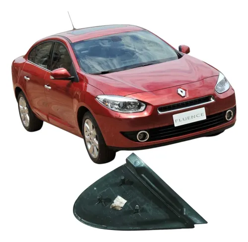 Acabamento Retrovisor Esquerdo Fluence 2014 638750012r Preto