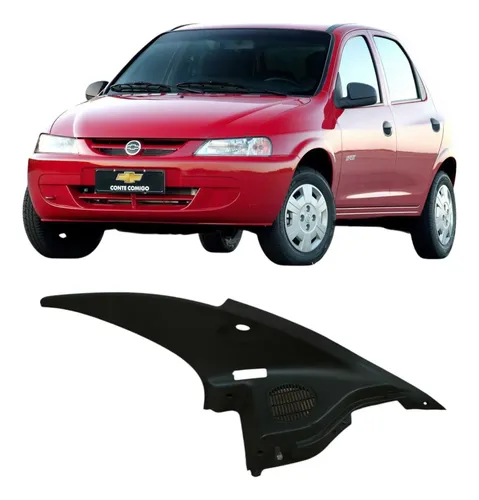 Suporte Bagagito Direito Traseiro Celta 2004 1.0 93363510 Preto