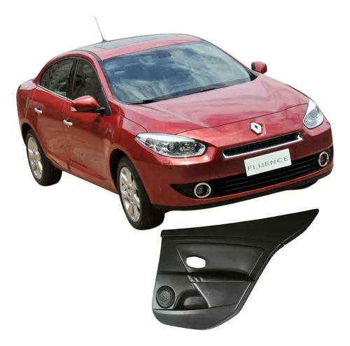 Forro Porta Traseira Direita Renault Fluence 2014 Original Preto