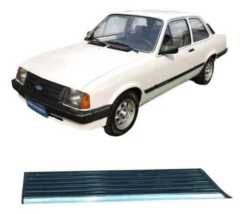 Friso Lateral Direito Chevrolet Chevette 1989 1.6 Original Preto