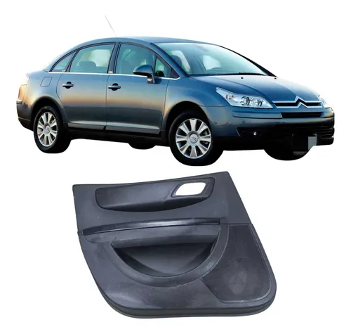 Forro Porta Traseira Esquerda Citroen C4 2008 9655093577 Preto