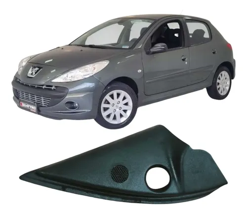 Acabamento Direito Retrovisor Peugeot 207 2009 1.4 Original Preto