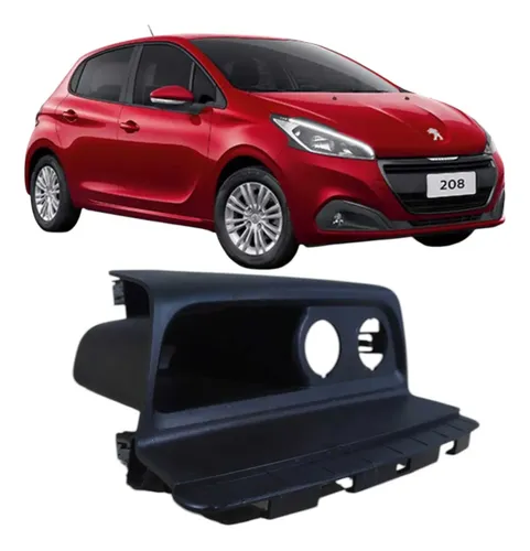 Moldura Cinzeiro Porta Objetos Central Peugeot 208 2019