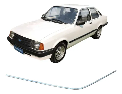 Friso Porta Dianteira Esquerda Chevrolet Chevett 1989 1.6 2p Branco