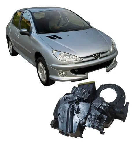Carcaça Caixa Evaporadora Peugeot 206 1.4 2008 5a6120100