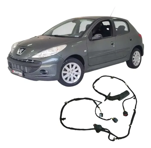Chicote Porta Dianteira Esquerda Peugeot 207 2009 Original