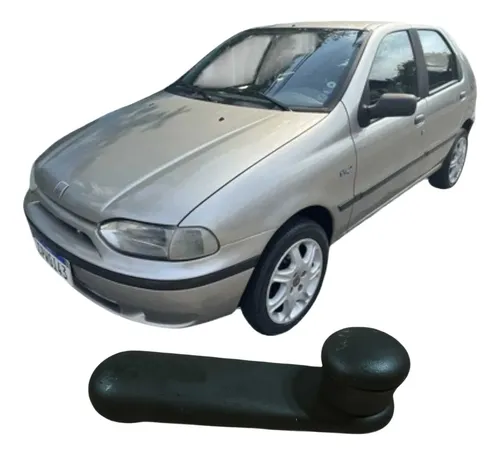  Manivela Vidro Manual Traseira Direita Fiat Palio 1997 Orig Preto