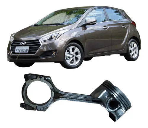 Pistão Motor Hyundai Hb20 2015-2018 1.0 3c Original 