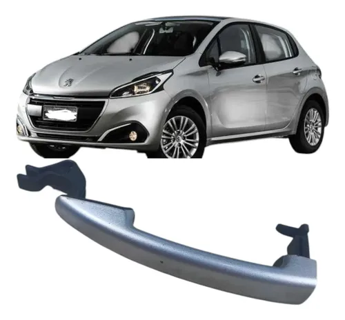 Maçaneta Externa Dianteiro Direito Cinza Peugeot 208 2019 Cinza Dianteira