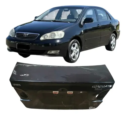 Tampa Traseira Porta Mala Toyota Corolla 2004 1.8 Original  Preto