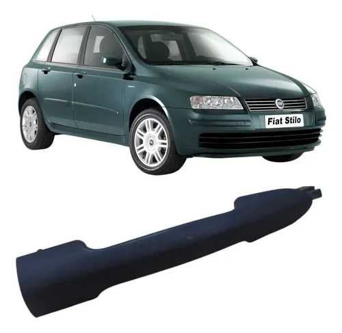 Maçaneta Externa Esquerda Fiat Stilo 2003 242042 Preto Traseira