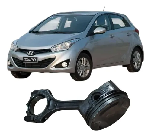 Pistão Motor Hyundai Hb20 2014 - 2017 1.0 Original 