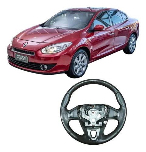 Volante Direção Renault Fluence 2014 2.0 Original  Preto